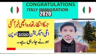 Italy immigration 2020