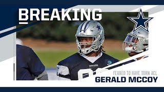 Dallas Cowboys Stephen Jones: Gerald McCoy Quad Injury Update 2020