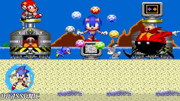 Having fun with Debug Mode in Sonic 2+ (Encore Mode)