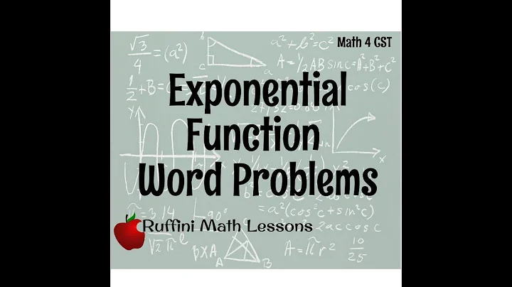 Word Problems with Exponential Function