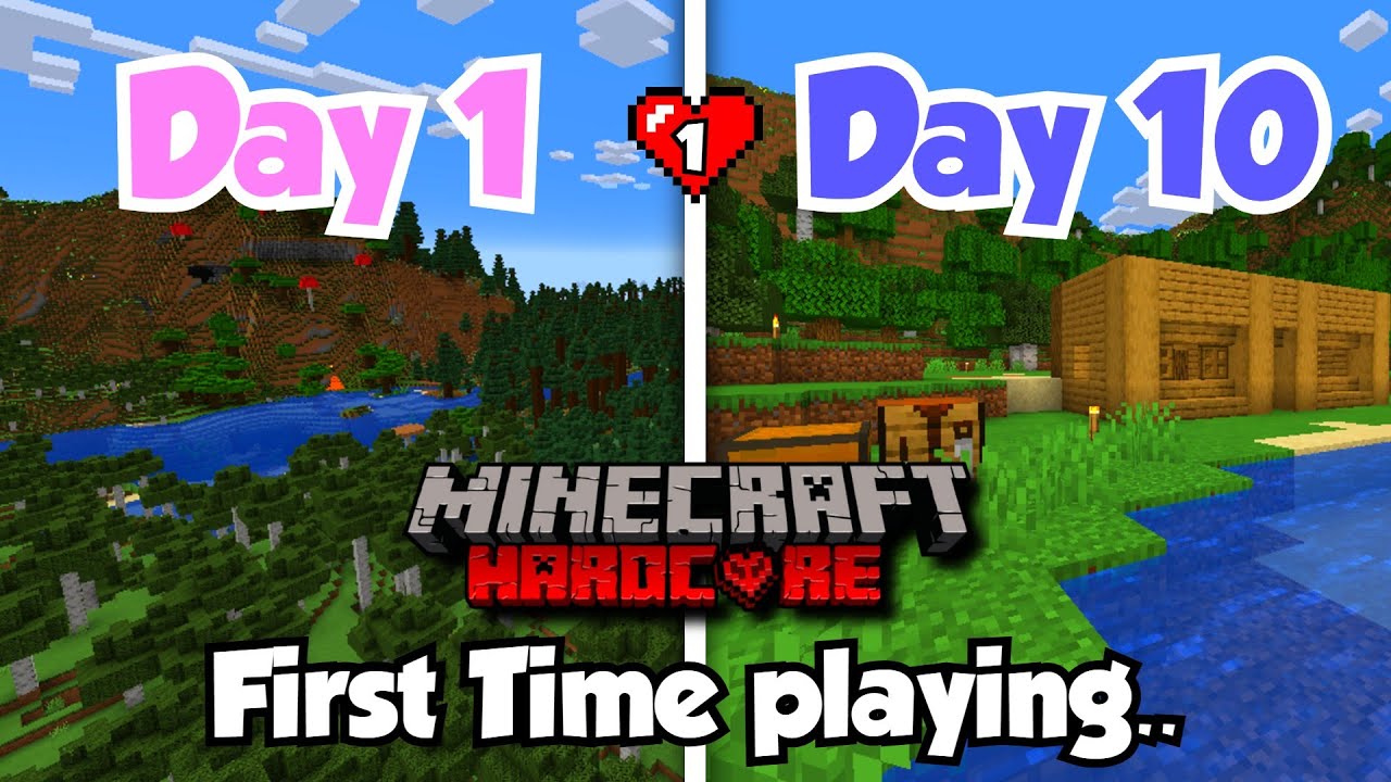 My first time playing Minecraft Hardcore - Minecraft Hardcore lets play ...