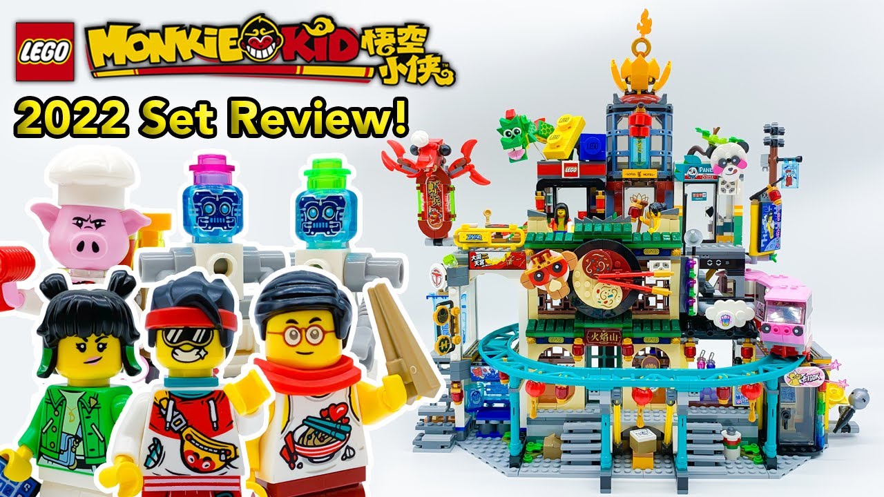 LEGO Monkie Kid City of Lanterns EARLY 2022 Review! | Set 80036