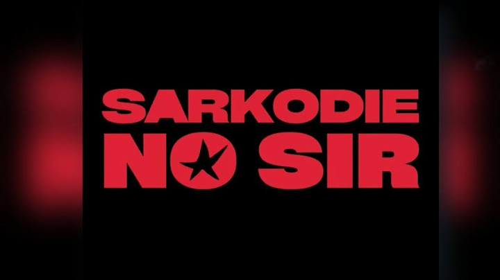 Sarkodie - No Sir (Instrumental)