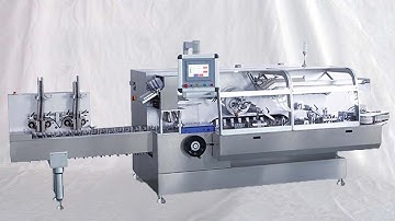 automatic feeding bottles putting into tray cartons boxing equipment vials cartoner line 全自動藥用裝盒機