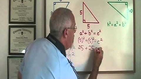 Using Pythagorean Theorem to Find the Length of the Hypoteneuse