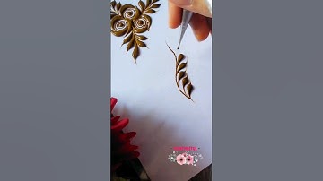 Easy Technique henna vines tutorial #hennavines #mehendiful #mehendi #easyhenna