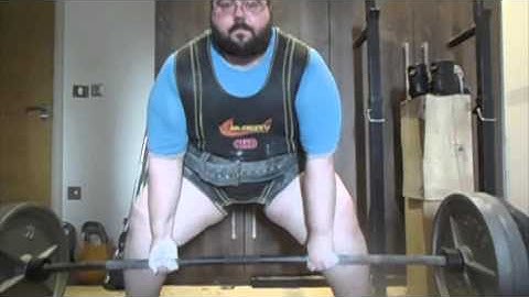 David Rook suit deadlifts for reps