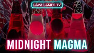 Midnight Magma: Soothing Red & Black Lava Lamps All Night 🔴🌑🔥