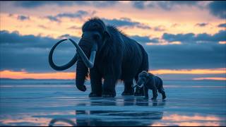 ❄️ Ice Age Journey with Woolly Mammoths | Tranquil Frozen Landscape Ambience for Focus screenshot 2