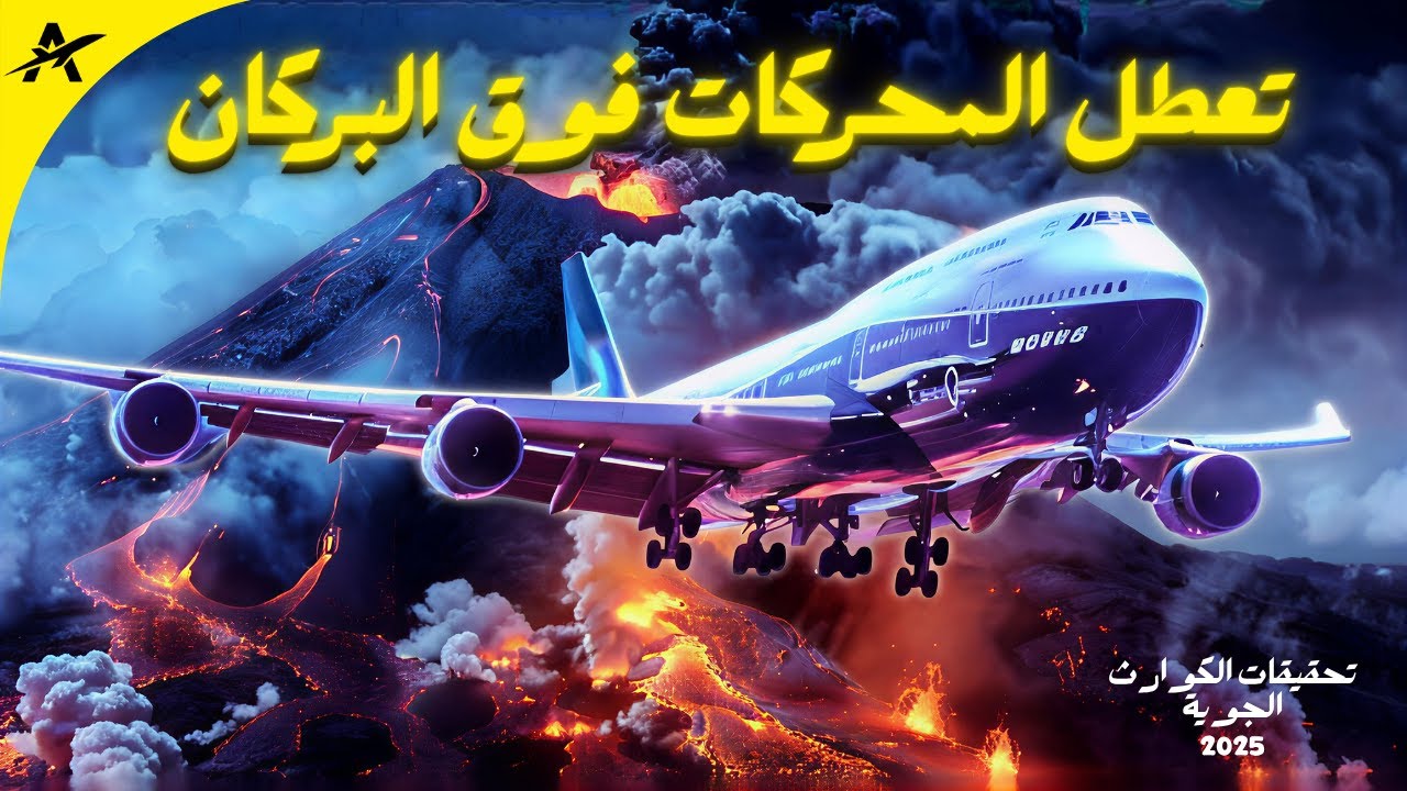 النار تبتلع الطائرة! | توقف محركات الرحلة البريطانية 009 فوق بركان مشتعل | تحقيقات الكوارث الجوية