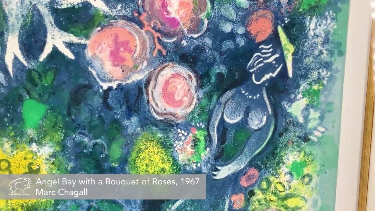 Marc Chagall, La Baie des Anges au Bouquet de Roses (Angel Bay