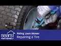 Repairing a Riding Lawn Mower Tire