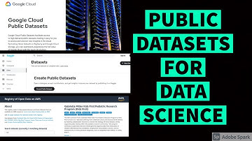 Public datasets for machine learning