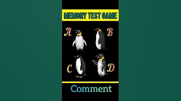 Memory Test Game l Riddles And Puzzles For Iq Test #shorts #shortsvideo #youtubeshorts #quiztime