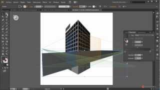 Illustrator 088 Rejilla de perspectiva para edificio - YouTube