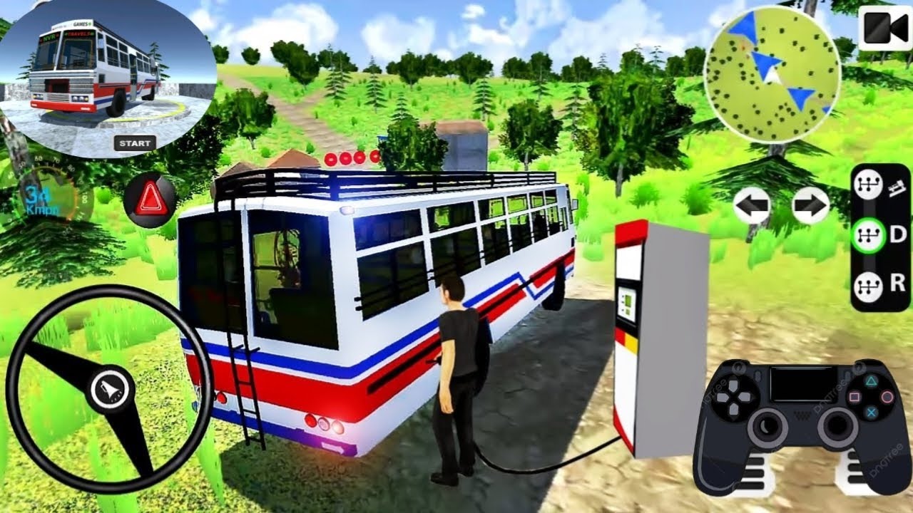 bus driving challenge Exstreme off-road bus driving simulator