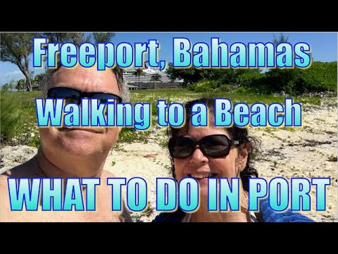 Freeport, Bahamas - Walking to a Beach