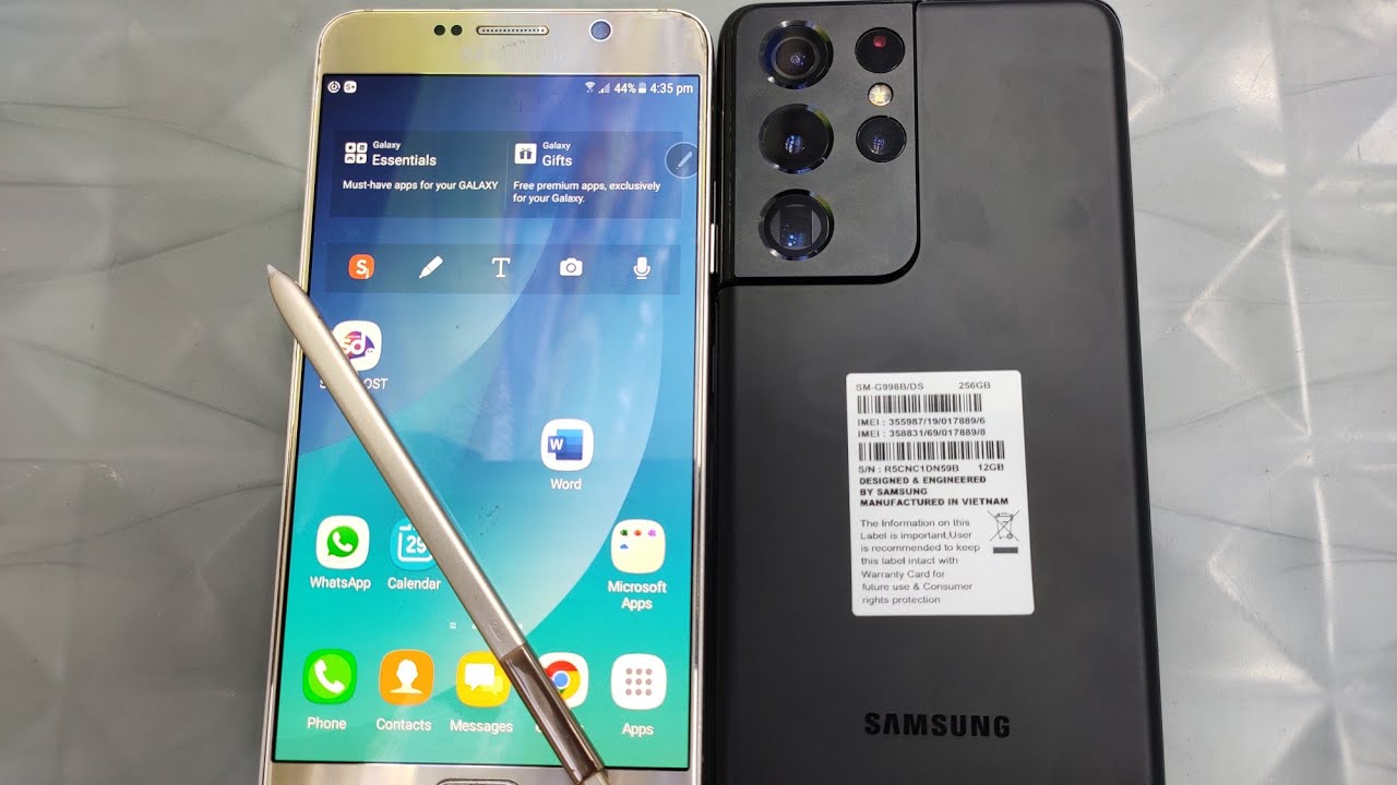 Note5 S pen on S21 ultra ?