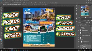Membuat Desain Brosur Promo Paket Wisata  dengan Mudah di Adobe Photoshop screenshot 2