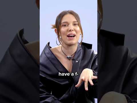 Millie Bobby Brown roasted by her fiancé Jake Bongiovi 😂 #shorts