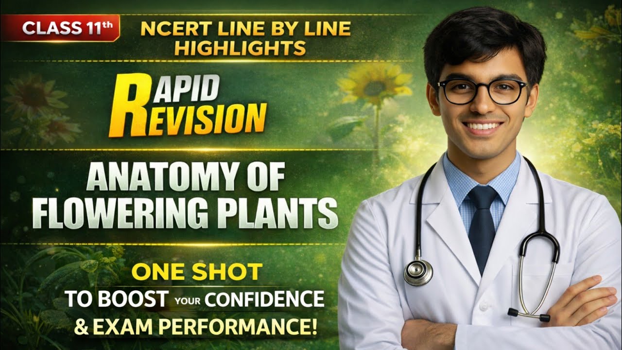 Anatomy Of Flowering Plants Class 11 One Shot | Biology Rapid Rivision ...