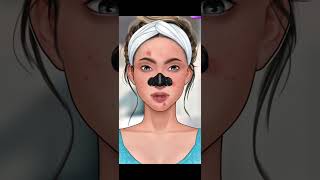 4K ASMR Deep Face Cleaning \u0026 Care Satisfying Pimples Treatment #animation #facecleaning