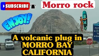 Exploring the Morro Rock Pacific Ocean waves at Morro bay California.
