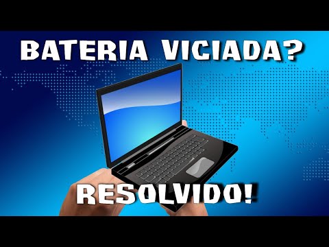 Como consertar bateria viciada do NOTEBOOK conectada, mas sem carregar