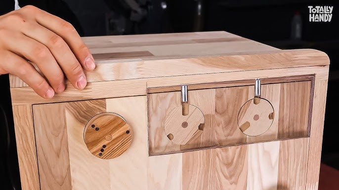 Build it! Wooden Mechanical Safe with Working Lock Mechanism