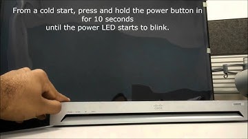 Factory reset Sx80 endpoint