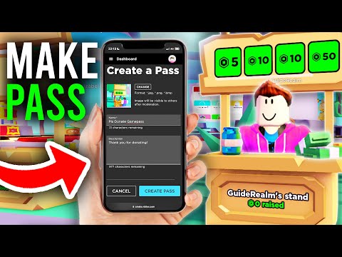 How To Sell Gamepasses For Robux In PLS DONATE On Roblox