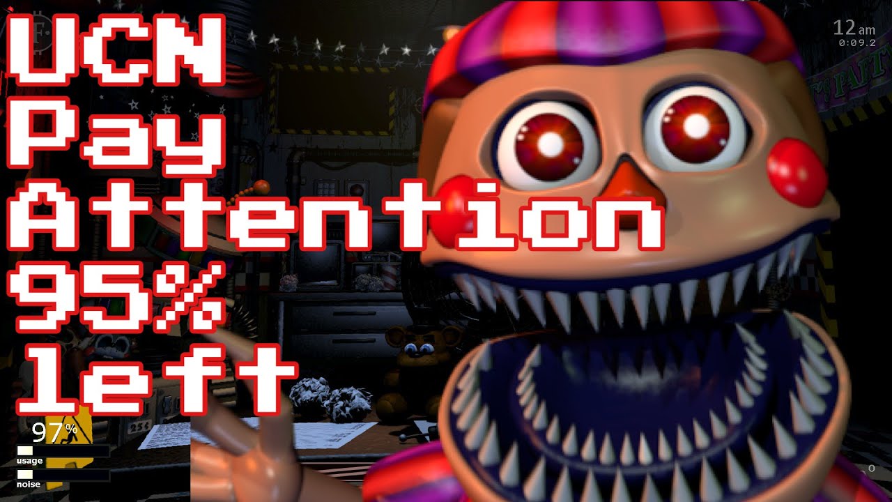 Ultimate Custom Night | Pay attention 1 95% left - YouTube