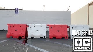 OC Jersey Barrier - Road Series by OC Ramps