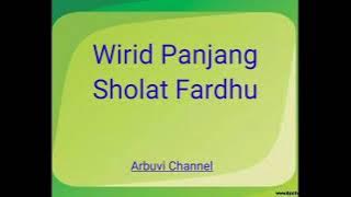 Wirid Panjang Sholat Fardhu