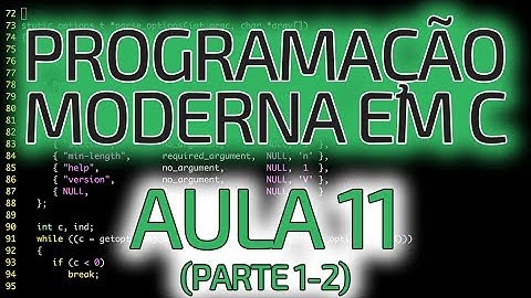 Programação Moderna em C - Aula 11: Ponteiros (Parte 1/2)