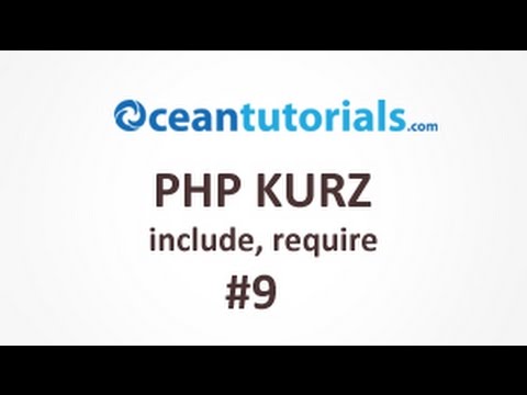 PHP kurz – #9 include, require