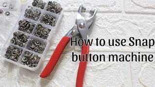 How to use Snap Button Machine Meesho online product #home #sewinghacks #sewingtips #easy #diy