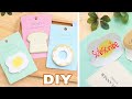 How to make Kawaii Memo Pad at home | Cute Egg Memo DIY School Supplies - Creative Ideas Urooba