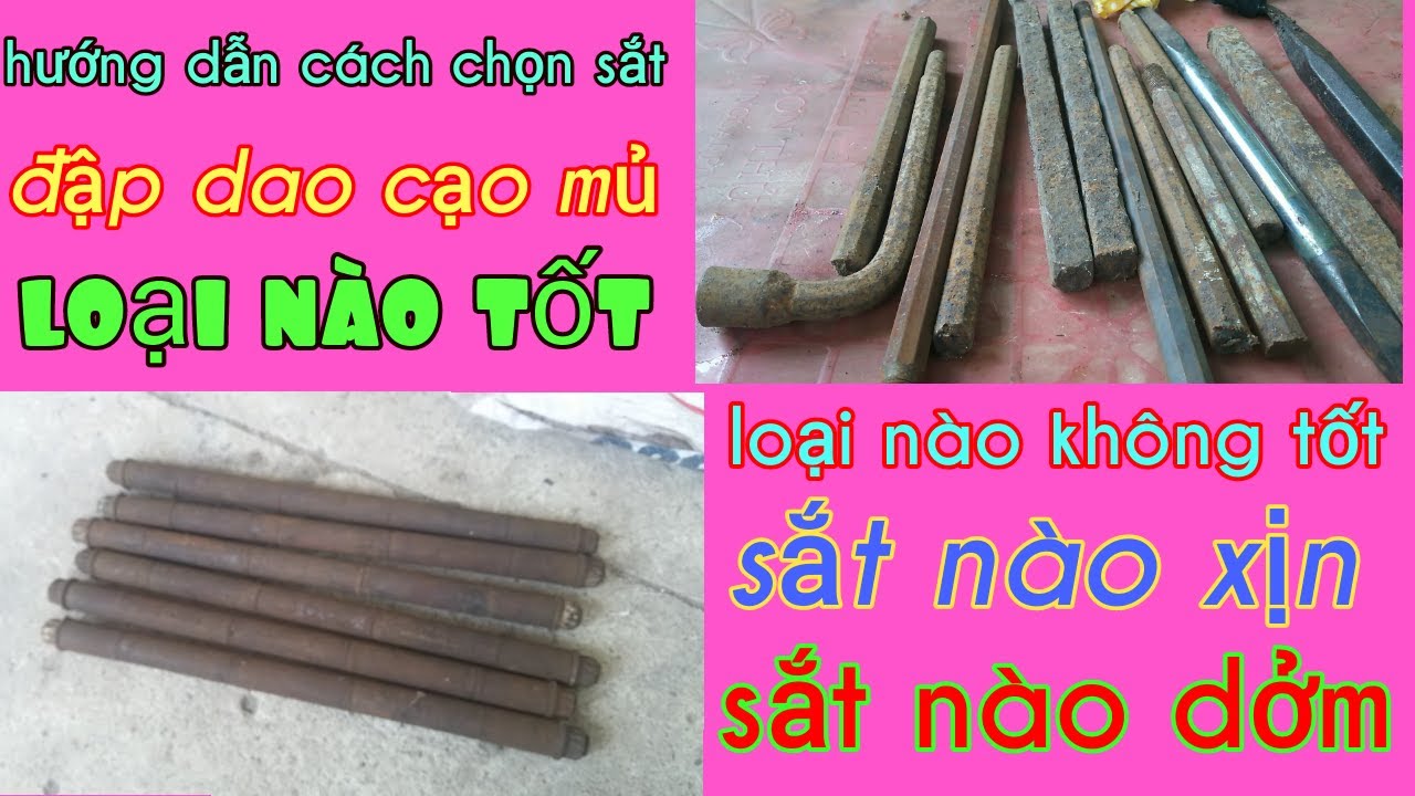 Hướng dẫn công nhân cạo mủ cách phân biệt thép đập dao... - youtube