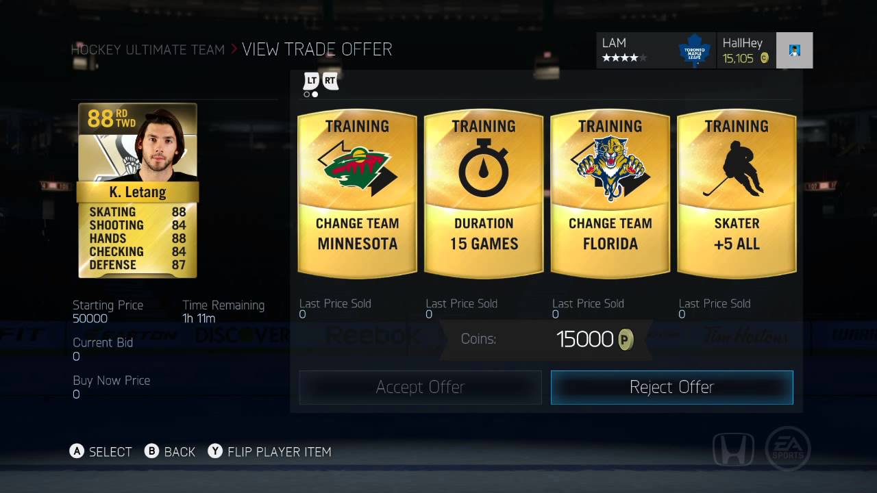 NHL 15 Trade Day RESULTS HUT Ep.1 - Huge Deals!