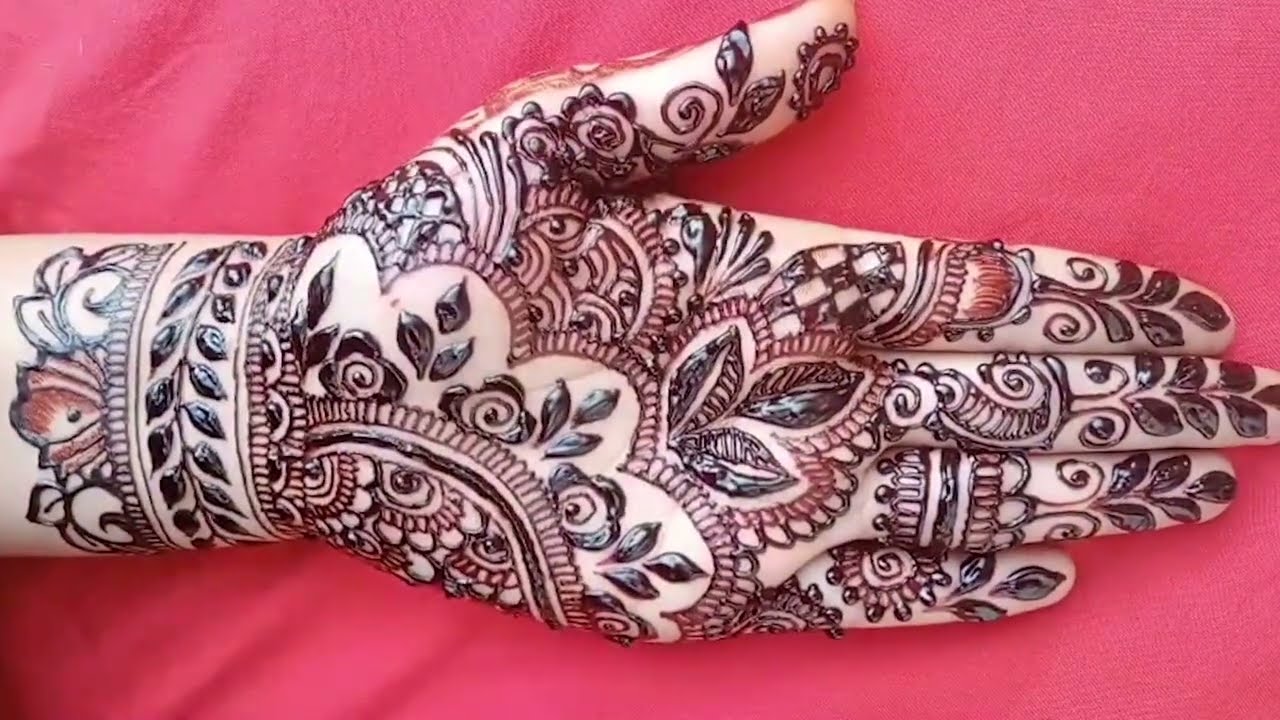 Full Hand Simple Mehndi Design 😍  Step by Step Easy & Elegant Tutorial