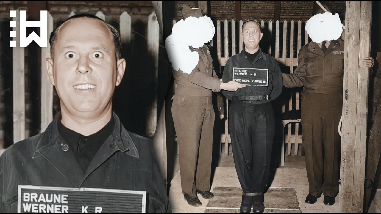 Execution of Psycho Nazi Who Killed Children As Parents Watched