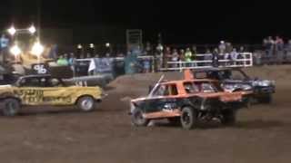 Wayne County Utah demo derby 2014