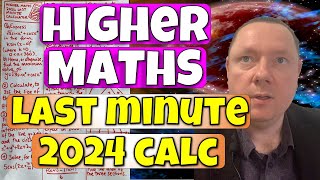Higher Maths 2024 Exam | Last Minute Revision Paper 2