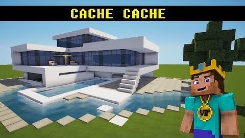 CACHE CACHE MINECRAFT MAP VILLA MODERNE DES VACANCES PS4 FR
