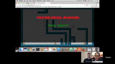 A Quick Thinkful Bootcamp Final Project Game Demo with Alumni Connie and Kyle