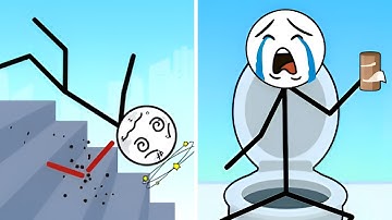 Thief Puzzle vs Ragdoll Break: Kick Loser - Satisfying ASMR Gameplay All Levels Android & iOS