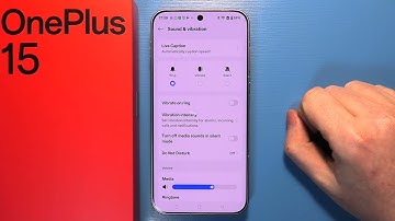 OnePlus 15 - How to Enable/Disable Ringtone Vibrations