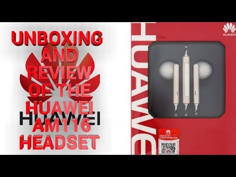 Unboxing & Review of Huawei AM116 Headset.