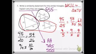 Similarity Study Guide